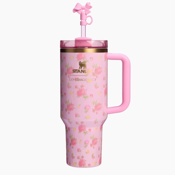 Stanley1913 x LoveShackFancy Quencher H2.O Flowstate 40oz Tumbler - Picture 1 of 12